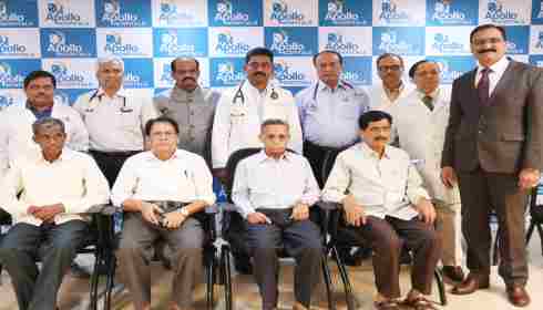 Apollo-Hyderabad doctors with patients who underwent TAVR