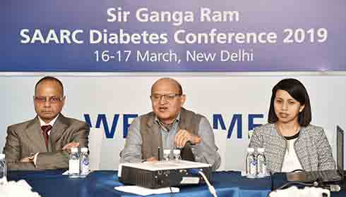 Experts at the SAARC Diabetes conference in New Delhi