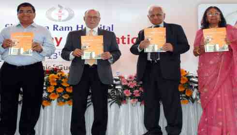 Delhi LG Anil Baijal releasing publications by Sir Ganga Ram Hospital