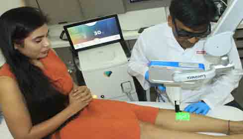 Dr Ashish Dhadas treats patient with  CLaCS technique