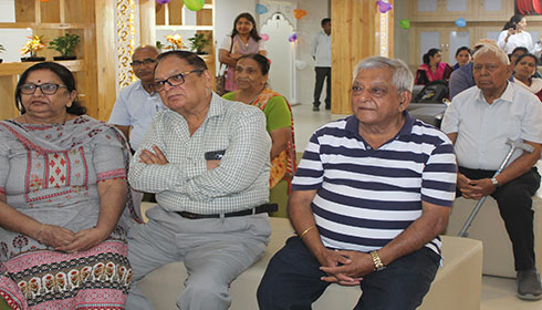 Senior citizens participating in awareness programme in Gurugram