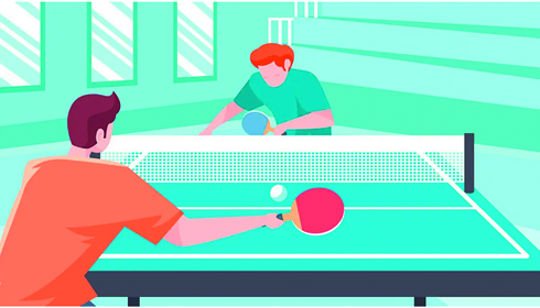 The rules of table tennis